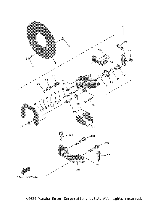 REAR BRAKE CALIPER 2