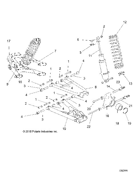 SUSPENSION, REAR - R16RTAD1A1/E1 (700366)