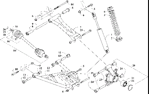 REAR SUSPENSION ASSEMBLY [303288]
