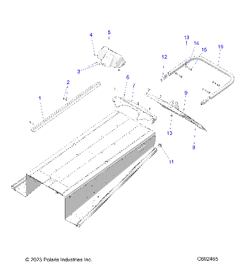 BODY, BUMPER, REAR, SNOWFLAP and TAILLIGHT COVER - S24CEA5TSL (C602465)