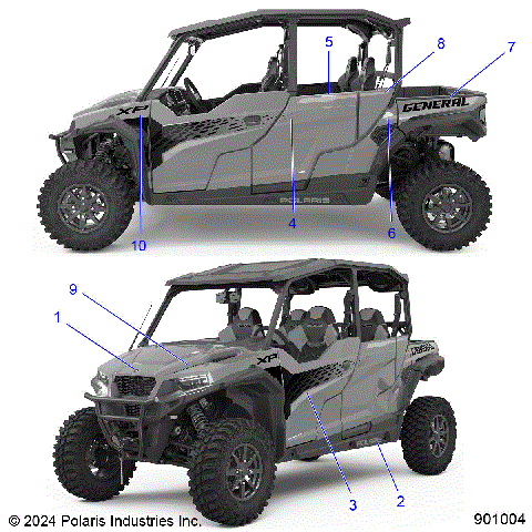 BODY, DECALS - G25GMP99AR (901004)