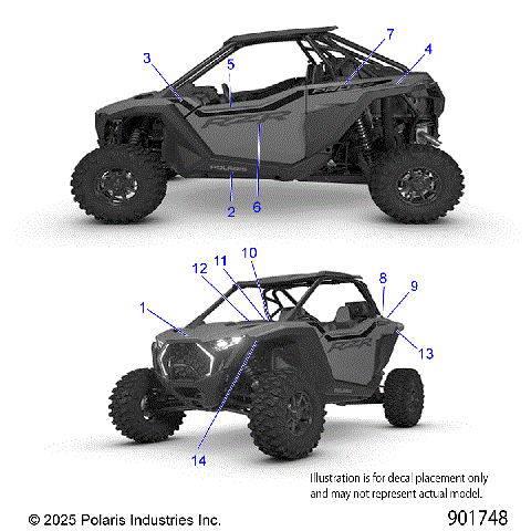 BODY, DECALS - Z26XPD92AH/BH (901748)