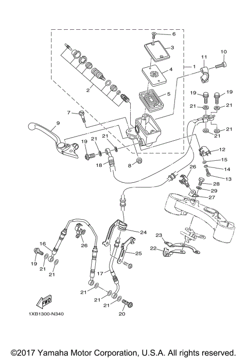 FRONT MASTER CYLINDER