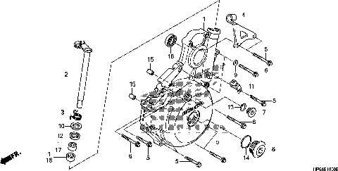 LEFT CRANKCASE COVER