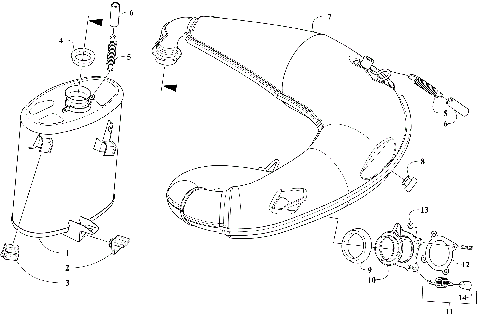 EXHAUST ASSEMBLY [109349]