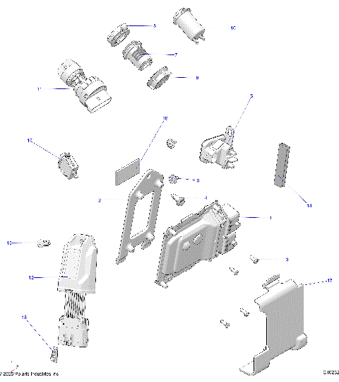ELECTRICAL, SWITCHES, SENSORS and ECM - A26SEF57CB/EB (C102827)