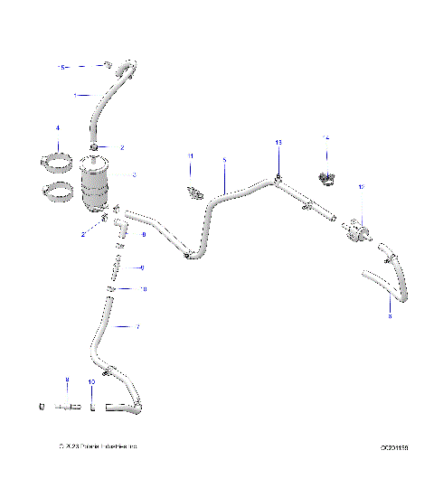 FUEL SYSTEM, EVAP SYSTEM - Z25HCA18B4/B7 (C0201139)