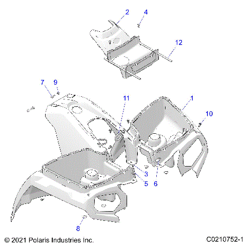 BODY, FRONT CAB - A24SJE57AX (C0210752-1)