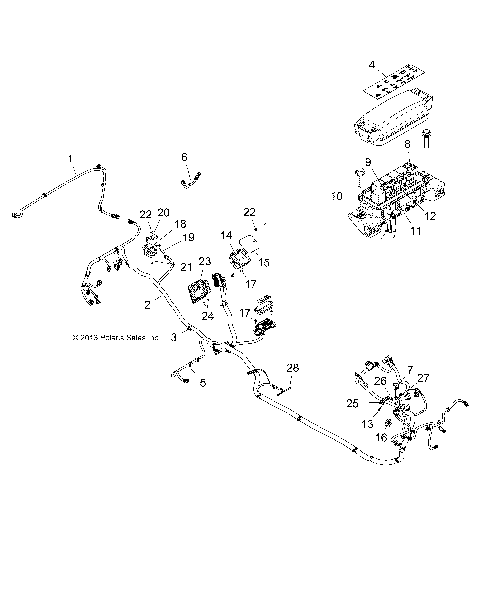 ELECTRICAL, WIRE HARNESS - Z146T1EAM/EAW (49RGRHARNESS1410004)