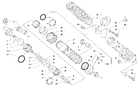 FRONT SUSPENSION SHOCK ABSORBER ASSEMBLY [105423]