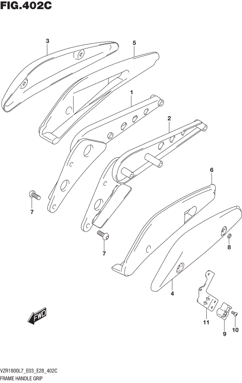 FRAME HANDLE GRIP (VZR1800BZL7 E28)