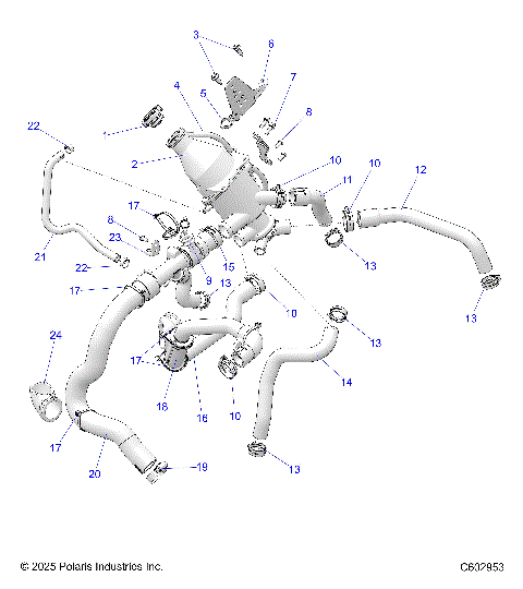 ENGINE, COOLING SYSTEM - S25TDL6LSA (C602953)