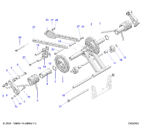 SUSPENSION, TORQUE ARM, REAR - S26TDZ8RS (C602859)
