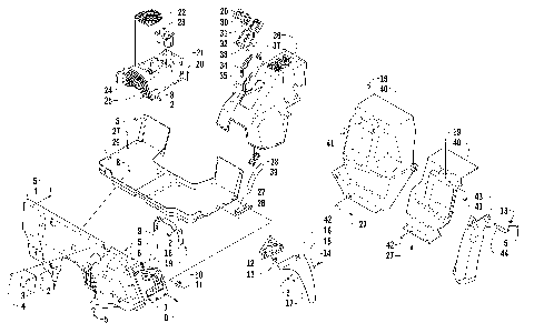 CONSOLE AND FLOOR PANEL ASSEMBLY [94896]