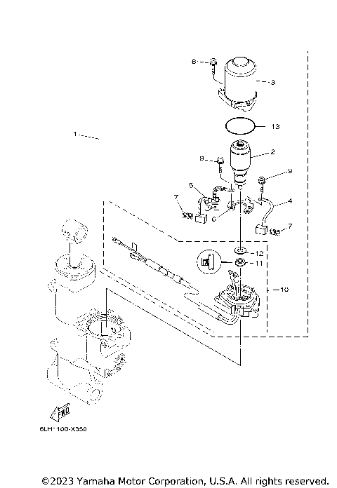 POWER TRIM TILT ASSY 2