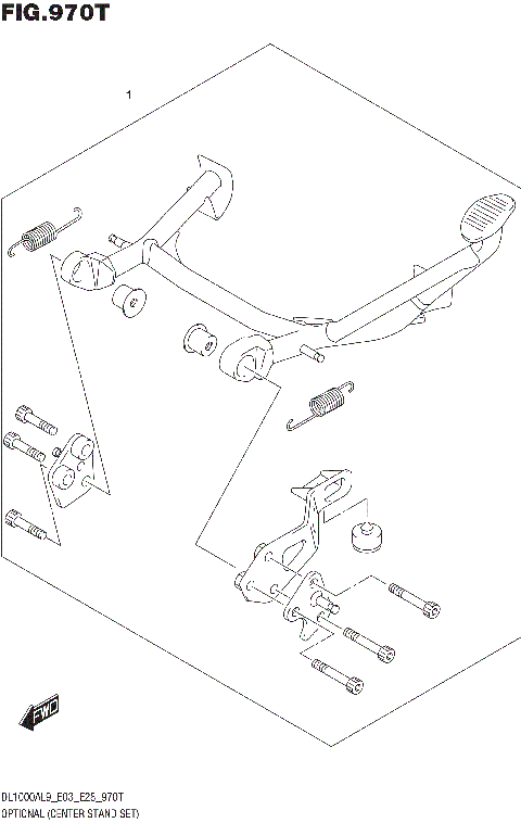 OPTIONAL (CENTER STAND SET)