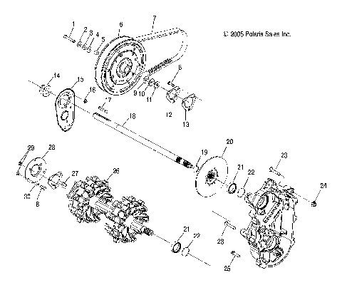 DRIVE TRAIN - S07MX4CS/CE (4997179717B09)