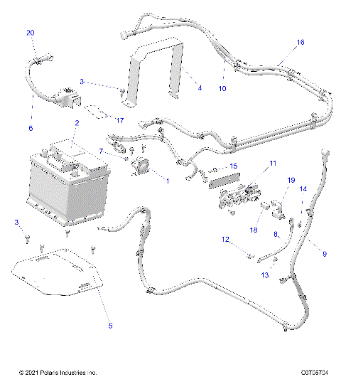 ELECTRICAL, BATTERY - D24M2A57B4/G57B4/U57B4/W57B4 (C0705704)
