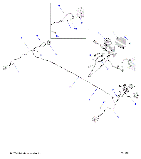 BRAKES, BRAKE LINES and MASTER CYLINDER - R25M4A57B1 (C733419)