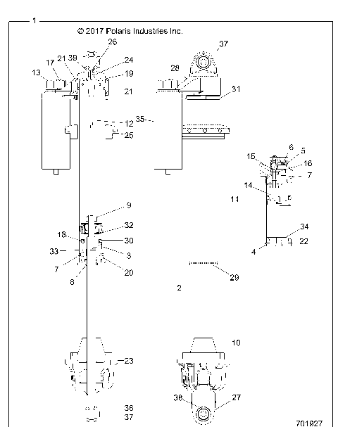 SUSPENSION, FRONT SHOCK - Z20NAE92KL (701927)