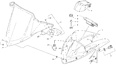 WINDSHIELD AND INSTRUMENTS ASSEMBLIES [111320]