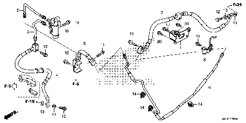 REAR BRAKE PIPE (NSS300)