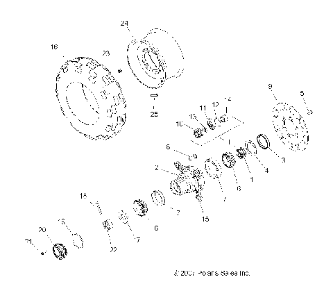 WHEEL, FRONT - A09BG50AA (49ATVWHEELFRT08SCRAM)