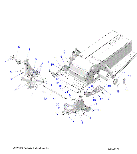 CHASSIS, BULKHEAD ASM. - S24CEA5TSL (C602376)