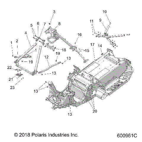 CHASSIS, CHASSIS ASM. and OVER STRUCTURE - S19DCL8RS/8REM ALL OPTIONS (600961C)