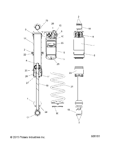 SUSPENSION, SHOCK, IFS (7044388) - S16DA8PSL (600181)