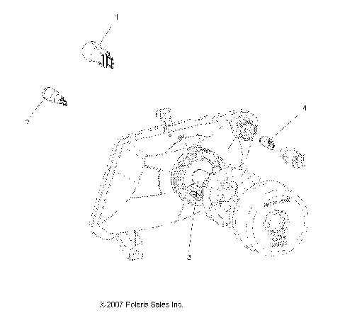 ELECTRICAL, BULBS - A08DN76FC (49ATVBULBS08X2500QUAD)