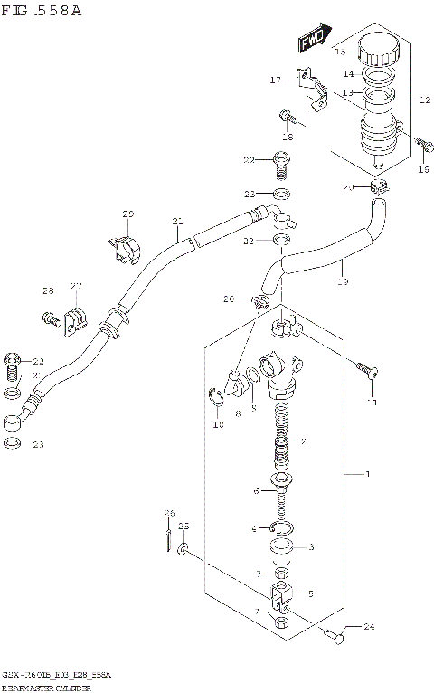 REAR MASTER CYLINDER