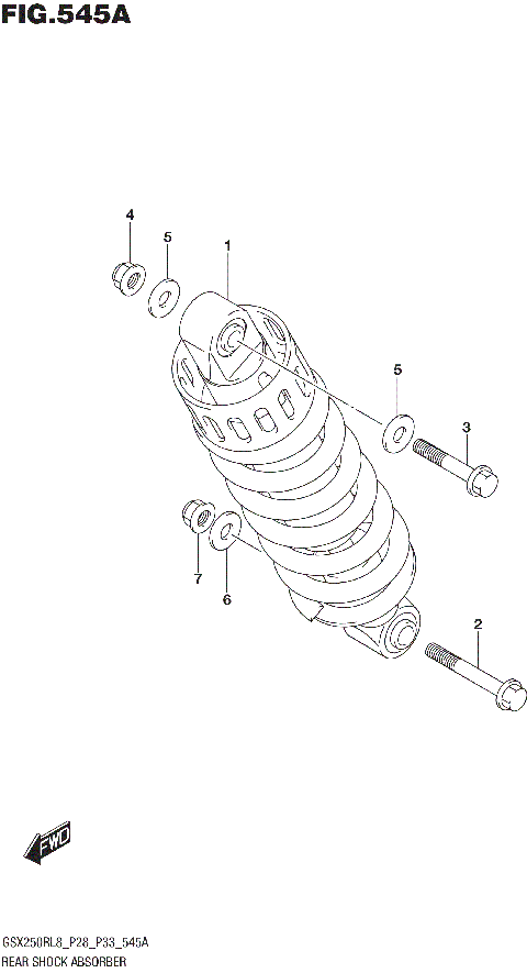REAR SHOCK ABSORBER