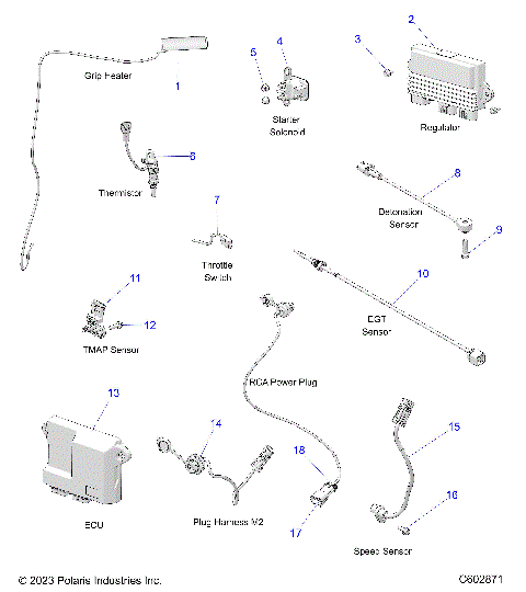 ELECTRICAL, COMPONENTS - S25TDV8MS (C602871)