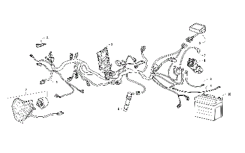 ELECTRICAL HARNESS AND COMPONENTS [105614]