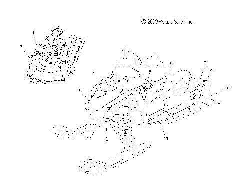 BODY, DECALS - S10MX6JSA/JEA (49SNOWDECAL10600RCR)