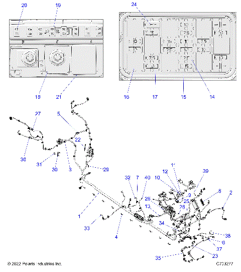 ELECTRICAL, WIRE HARNESS, CHASSIS - Z23RMU2KAN/BN (C703277)