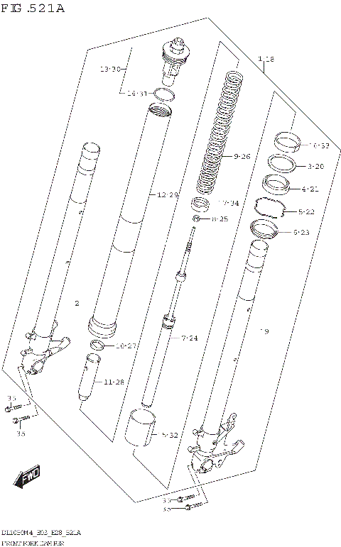 FRONT FORK DAMPER (DL1050RR)