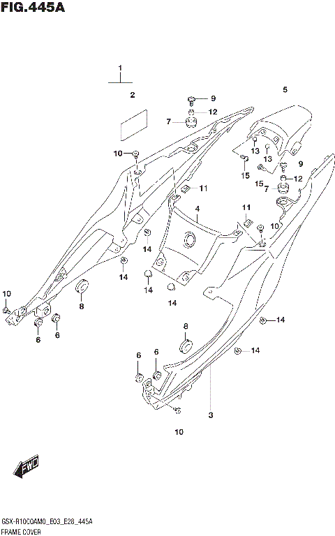 FRAME COVER (GSX-R1000A)