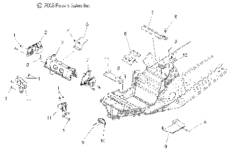 CHASSIS, FRONT - S10PD7FSL (49SNOWCHASSISFRT09TRBOSB)