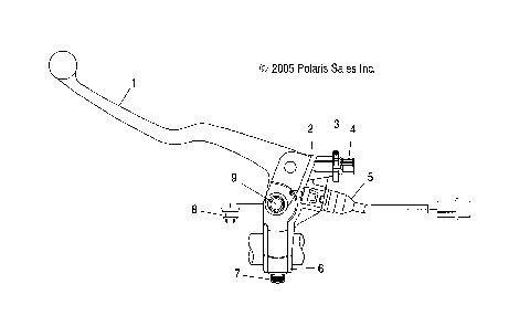 CLUTCH LEVER - A07GP50AA/AB (4999201899920189A10)