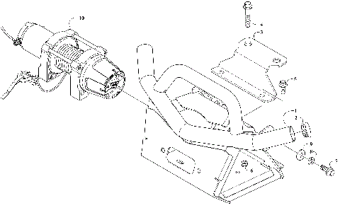 BUMPER AND WINCH  [304482]