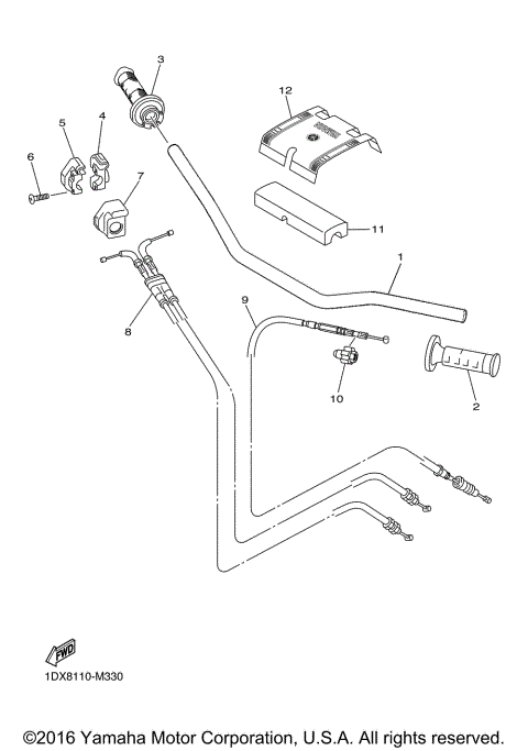 STEERING HANDLE CABLE