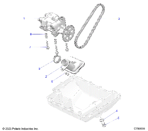 ENGINE, OIL PUMP - G25GAB99 (C750036)