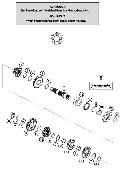 TRANSMISSION II - COUNTERSHAFT     