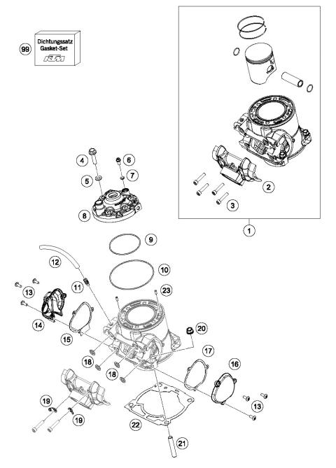 CYLINDER, CYLINDER HEAD            