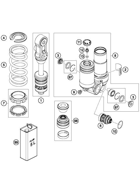 MONOSHOCK DISASSEMBLED             