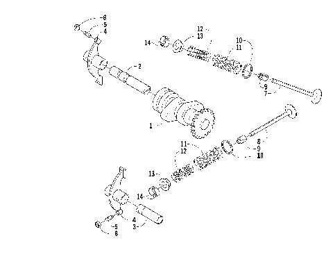 CAMSHAFT/VALVE ASSEMBLY [80985]