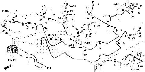 BRAKE PIPE@BRAKE HOSE (3)
