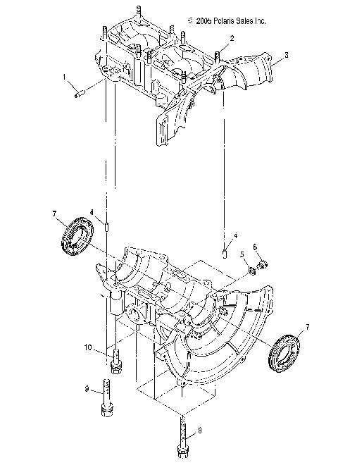 ENGINE, CRANKCASE - S07NT3AS/AE (4997299729C05)
